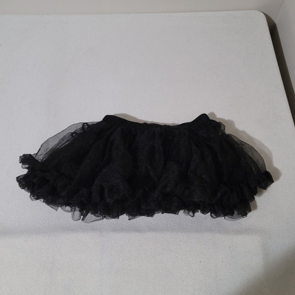 O/S Be Wicked! Micro Mini tutu petticoat skirt tulle Ruffle Black - Picture 10 of 11